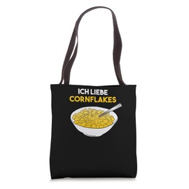 Ich Liebe Cornflakes Breakfast Cereal Tote Bag