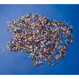 Playbox PBX2470245 2470245 Sequins, Wight-100 Gram, Diameter-0.6 Cm, Multi Color
