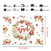 AIBIIN 7x5ft Autumn Fall Apple Baby Shower Backdrop for Girl