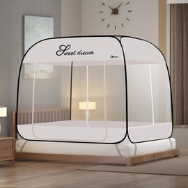 Complete in 1 second, one-touch square mosquito net/bed mosquito net (fashion joy) - King, deep blue (M3-S180) / 1초완성 원터치 사각모기장/침대모기장 (fashion joy) -킹, 딥블루(M3-S180)