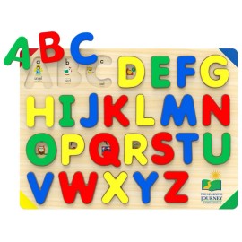 Learning Journey ABC And Dinosaur Puzzle , Life & Learn , 34 Pieces (pack Of 2 )