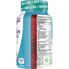 100gomita Multi - vitamina Mineral Biotina Cabello Piel Uas Sabor Fruta Bayas - de, y, In
