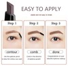 Eyebrow Pencil Dual-Sided Eye Brower Pencil, Fine Tip Rapid Brow