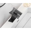 Bathroom Faucet Black Led Light 3 Color Changing Waterfall Glass