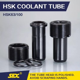 SFX 10Pcs US Stock HSK63 Coolant Tube  with O-ring Nut Tube for HSK63 Tool Holder