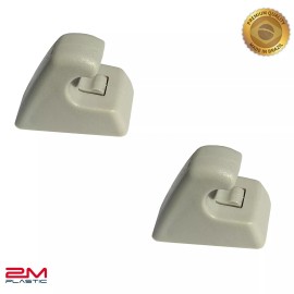 2MPLASTIC Sun Visor Holder Retainer Pair fits for Chevy Cruze 2016 2017 2018 Atmosphere
