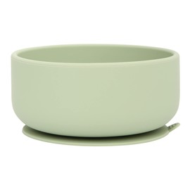 dollop Silicone Suction Bowl | BPA Free | Dishwasher & Microwave Safe (Soft Eucalyptus)