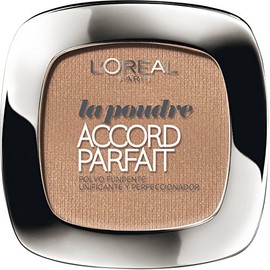 LOréal París Accord Parfait D7 Canelle Polvos Compactos Matificantes Y Unificantes Piel Media-Oscura 9 Gms