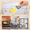 Snack Container, 15 Pcs Double compartment snack containers, Double Compartment