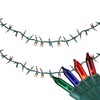 Mini Christmas Light Garland Set - Multi-Color - 18' Green