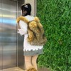 YFJNV Trendy Faux Fur Backpack, Plush Fluffy Design, Available in