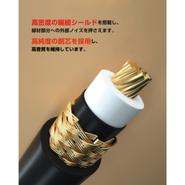 Cliche [Set of 2] 6.35mm TRS-XLR Canon Conversion Cable, 0.25 inch (6.35 mm) (1/4 Inch) Stereo (Male) to XLR (Female) XLR Converter Cable, 0.25 inches (6.35 mm) TRS to XLR (5m)