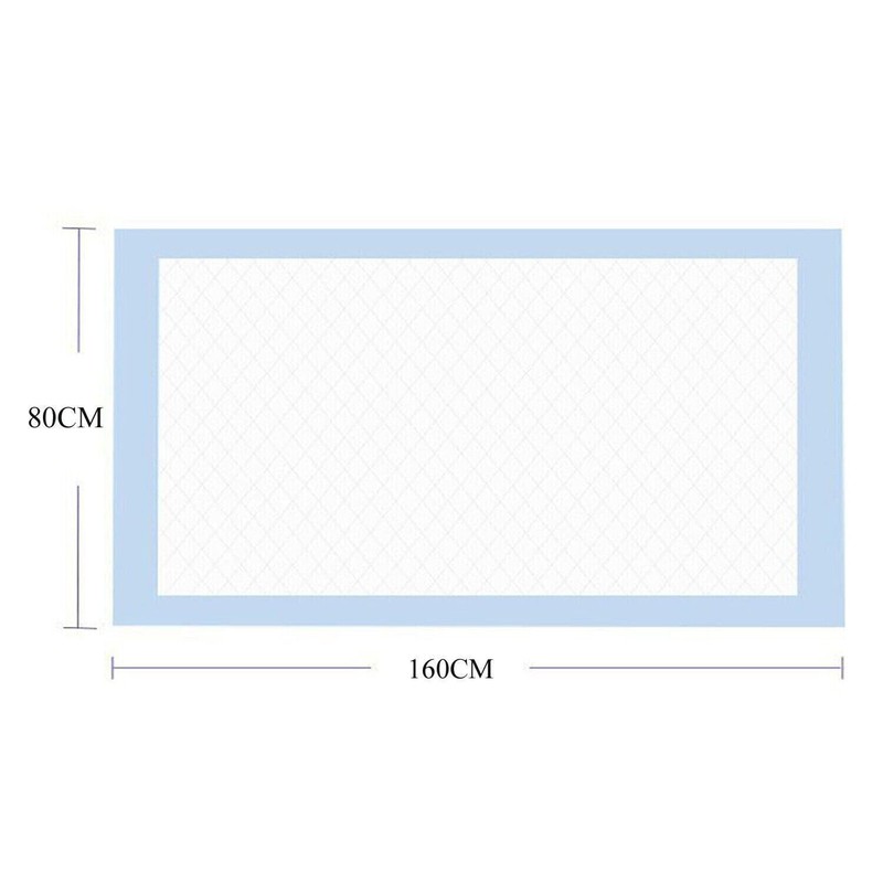 1 Disposable Incontinence Bed Pads Protection Sheets Absorbency 160x80cm Mattress