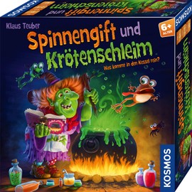 KOSMOS 683498 Spider Poison & Toad Slime: Was kommt in den Kessel in? Funny Memo Game for 2-4 Players, Board Game, Children's Game from 6 Years