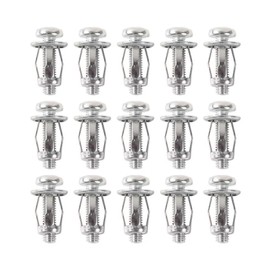 harukita Rivet Nut Fixing Screw Expansion Nut Petal Nut Jack Nut Metal Screw Nut Kit 15pcs