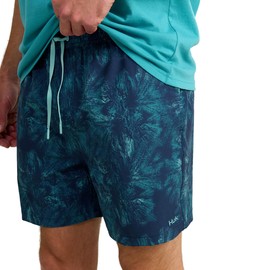 HUK Pursuit Volley Pattern, Quick-Dry Shorts for Men, Naval Academy