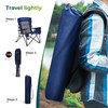 ALPHA CAMP Oversized Folding Camping Chairs High Backrest Heavy Duty