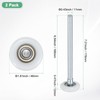 M METERXITY 2-Pack Nylon Garage Door Rollers, 1.8"/ 46mm Quiet