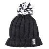 Cappello Ponpon con Interno in Cotone, Logo in Gomma Applicato,
