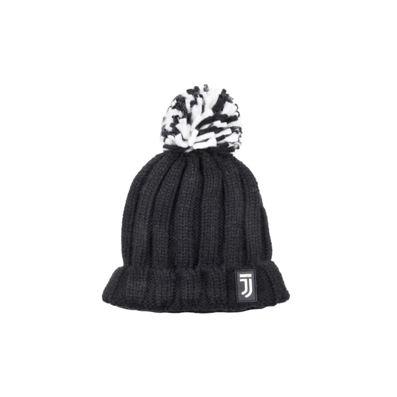 Cappello Ponpon con Interno in Cotone, Logo in Gomma Applicato,