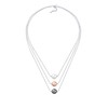 Elli Women's Layer Chain Synthetic Pearls with 925 Sterling Silver,
