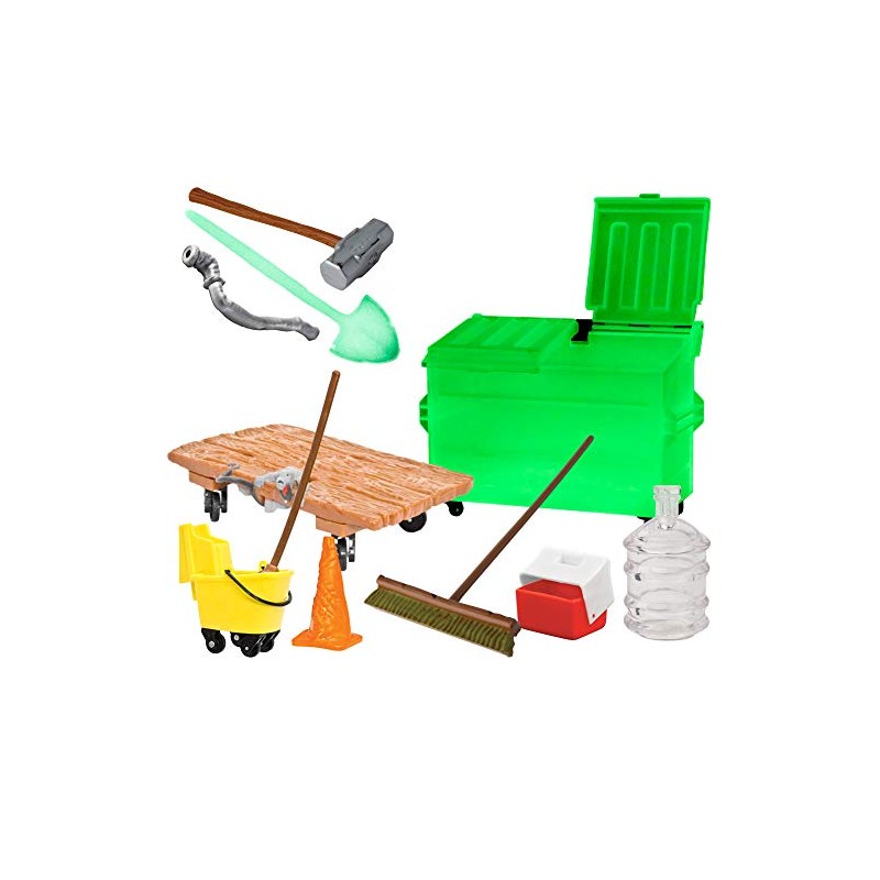 Clean Up Accessory Set for Wrestling Action Figures