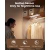 SURAIELEC Rechargeable Under Cabinet Light with Wall Switch, 3500mAh Under
