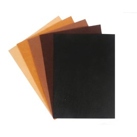 YYCRAFT Stiff Felt Sheets 9 Inch X 12 Inch - 30 Pcs Pack (Thickness:1.2mm,Tan/Brown/Black)