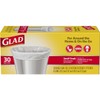 Glad Trash Bags, Small Garbage Bags - 4 Gallon White