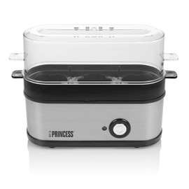 Princess 01.262043.01.001 Egg Cooker, Plastic, Stainless Steel