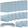 Tounosnt 14 Pcs Outdoor Patio Cushion Covers - Replaceable Waterproof
