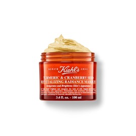 Kiehl's Mask Energizing Radiance, Máscara Facial Energizante, Vigoriza la Piel Apagada y Exfolia Suavemente, Con Semilla de Cúrcuma y Arándano, 100 ml