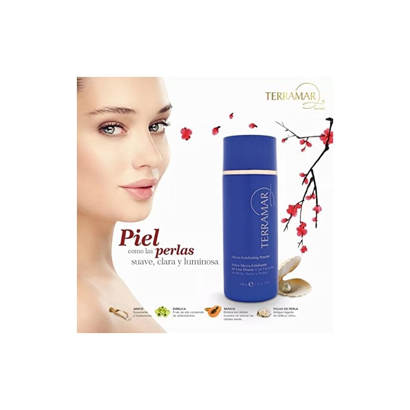 Terramar Polvo Micro Exfoliante Terramar Uso Diario - 100 G