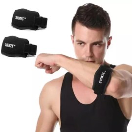 Golf Elbo 골프엘보 스포츠 운동 엘보우 팔꿈치 압박 보호대 밴드 낱개 Golf Elbow Sports Elbow Protection Bandage [Black]