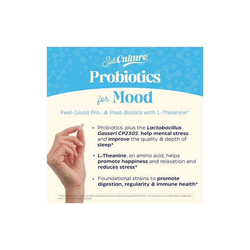Enzymedica Probi?ticos Subculture para el Estado de ?nimo