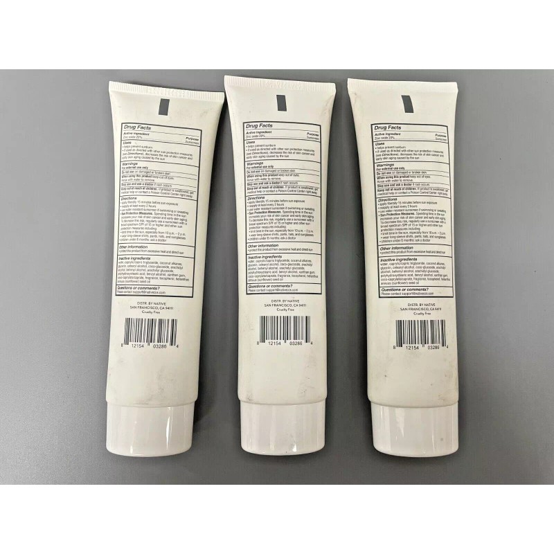 Native 3 PACK Native Mineral Sunscreen SPF 30 COCONUT &