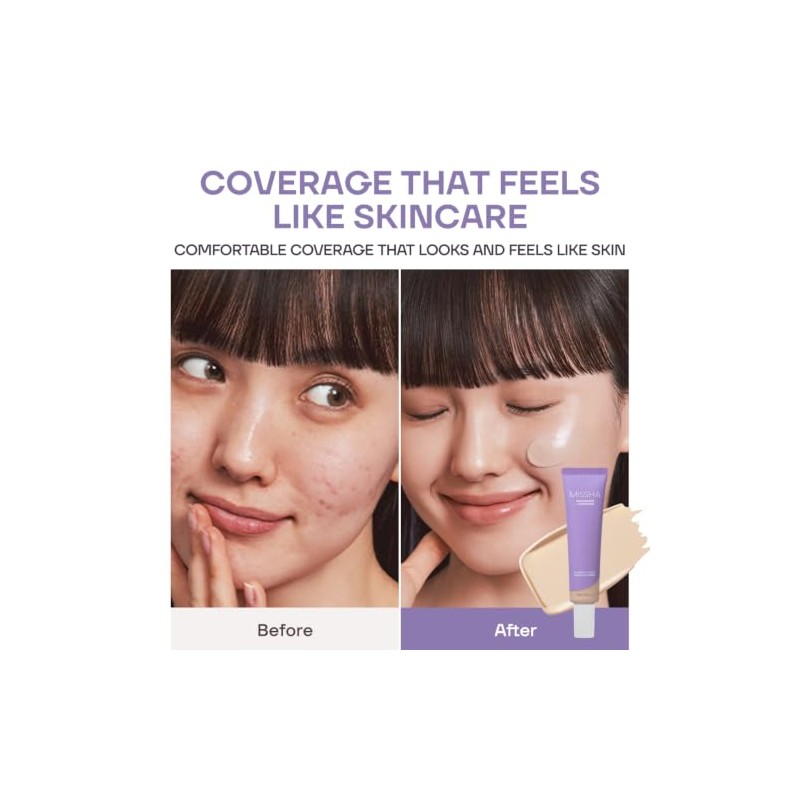 MISSHA M PERFECT COVER SERUM BB CREAM No.21 Light Beige,