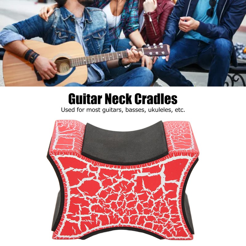 Guitar Neck Rest Solids Wood Guitars Support Pillow String Instrument