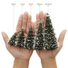 Evemodel Model Track Snow Fir Trees Snow-Covered Trees for Winter