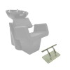 Footrest for Backwash Unit, Stainless Steel Foot Lift Hair Salon