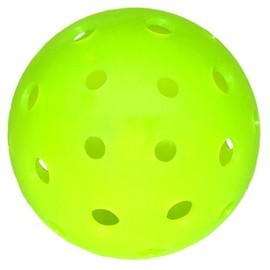 Pickleball United Competition Pickleball Balls – Pack of 3 Yellow TPU Tournament Balls – Durable 40-Hole Design, All-Weather Indoor & Outdoor Use