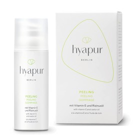 hyapur® - Exfoliating Green 50 ml - Gentle exfoliation with natural organic oil - for anti-ageing care with organic vegan natural cosmetics from Berlin