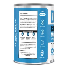 Creatina Suplemento Monohidratada D-mon 250g 50 Servicios Sabor Manzana