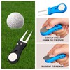 Golf Divot Repair Tool, 2 Pack Divot Fork with Magnetic