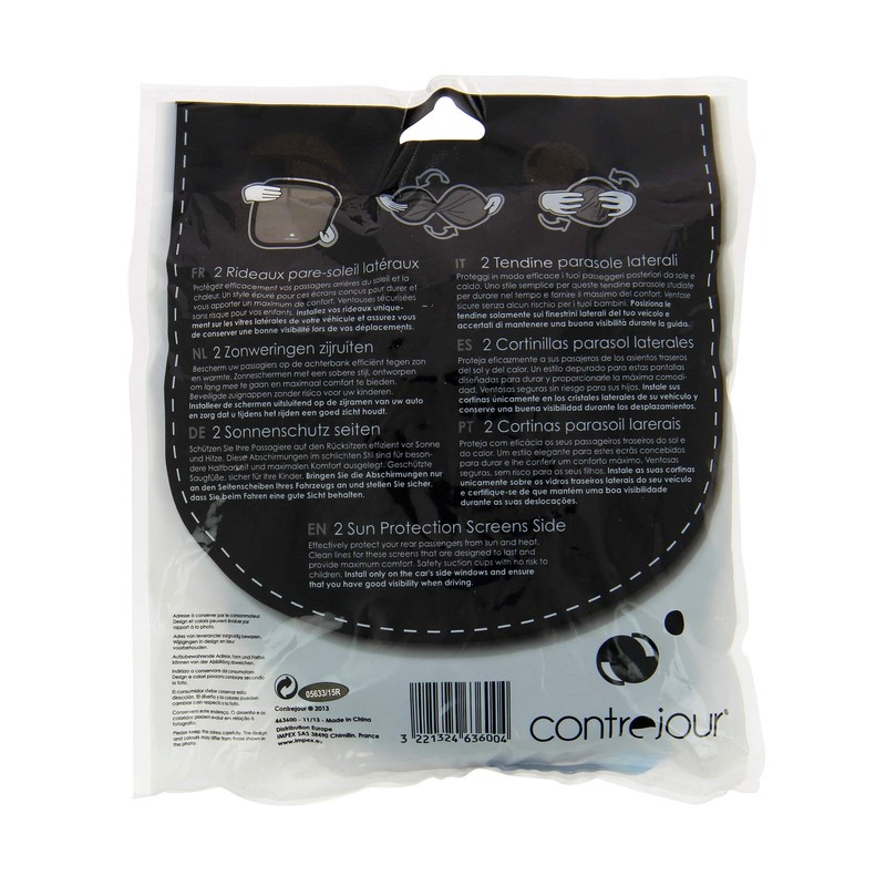 Contrejour 463600 2 Side-Window Sun Shades Standard