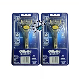 Gillette 2PK Gillette Fusion 5 Razor Proshield W/1 Cartridge, 1  Razors Handle