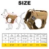 Tactical Dog Harness for Medium Large Dogs No Pull Adjustable