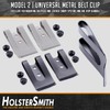 HolsterSmith Universal Metal Belt Clip - fits up to 2.0