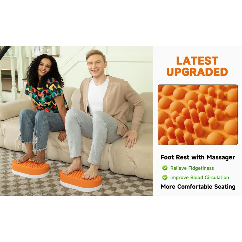 Dikdoc Foot Rest for Under Desk at Work, Home Office