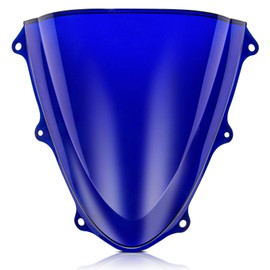 PSLER Windshield Windscreen Double Bubble for Suzuki GSXR600 GSXR750 K11 2011-2023 Blue